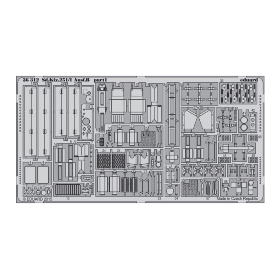 Eduard Sd.Kfz.251/1 Ausf. B Quick Start Manual