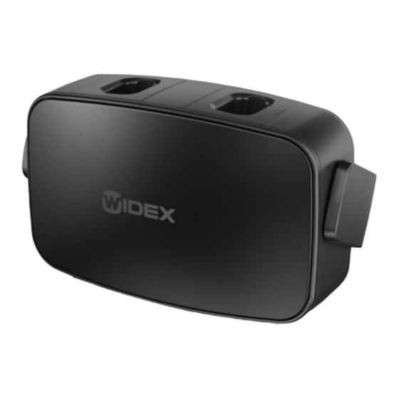 Widex MBR3D User Instructions