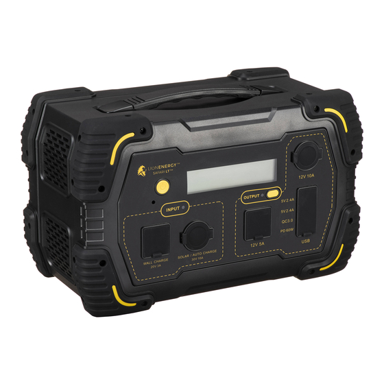 Lion Energy Safari LT User Manual