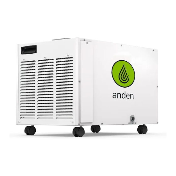 Anden A95F Installation And Operating Instructions Manual