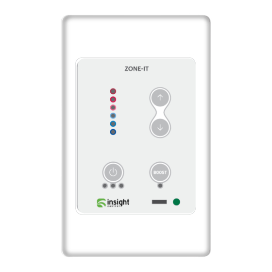 Insight Control ZONE-IT Manuals