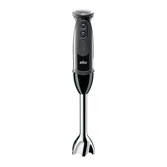 Braun MultiQuick 5 Vario Manual
