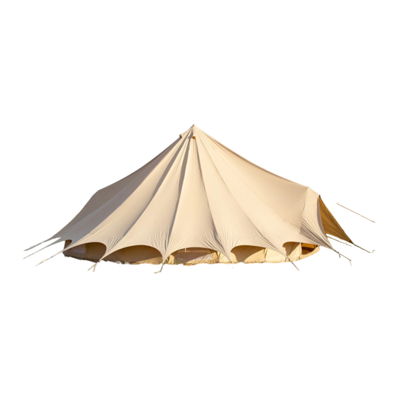 Boutique Camping ADVENTURE BELL TENT PLUS Instruction Manual