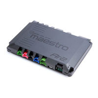 Idatalink maestro Rr Manual