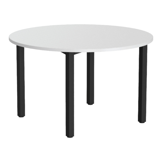 Epic Office Furniture Axis Small Meeting Table Assembly Instructions
