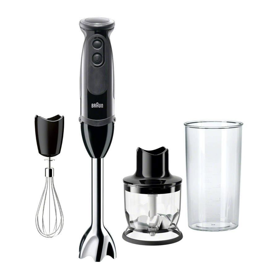 Braun MultiQuick 5 Vario MQ 5000 Manual