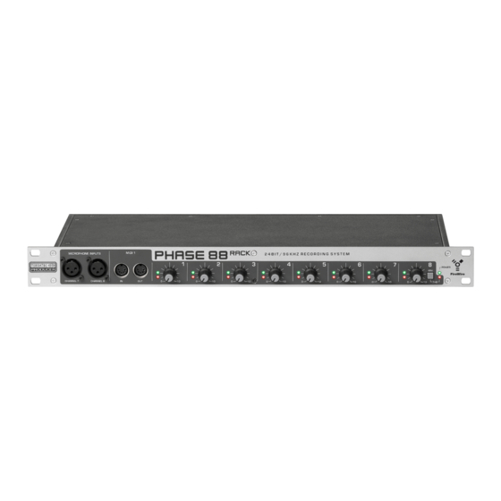 TerraTec PHASE 88 RACK Description