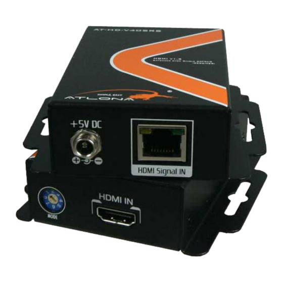 Atlona AT-HD-V40SRS User Manual