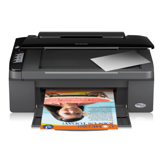 Epson Stylus SX100 Series Start Here