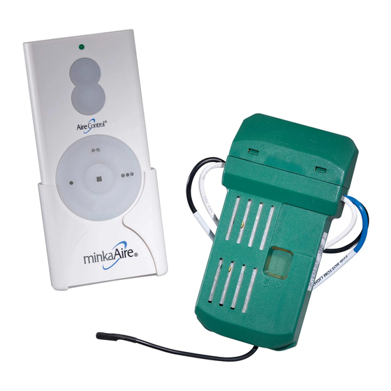 minkaAire AireControl RC223 Installation & Operating Instructions