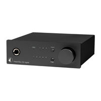 Pro-Ject Audio Systems Head Box S2 Digital Instructions For Use