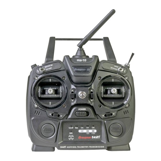 GRAUPNER mz-10c Manual