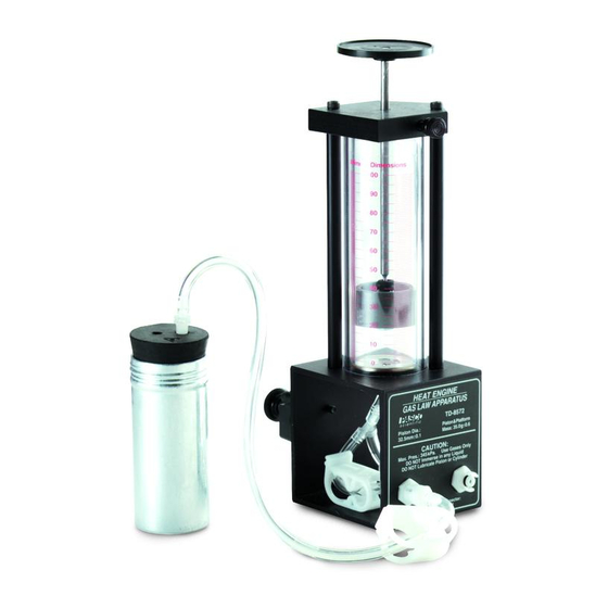 PASCO TD-8572 Instruction Manual And Experiment Manual