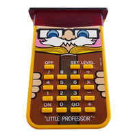 Texas Instruments Little Professor Instruction Manual