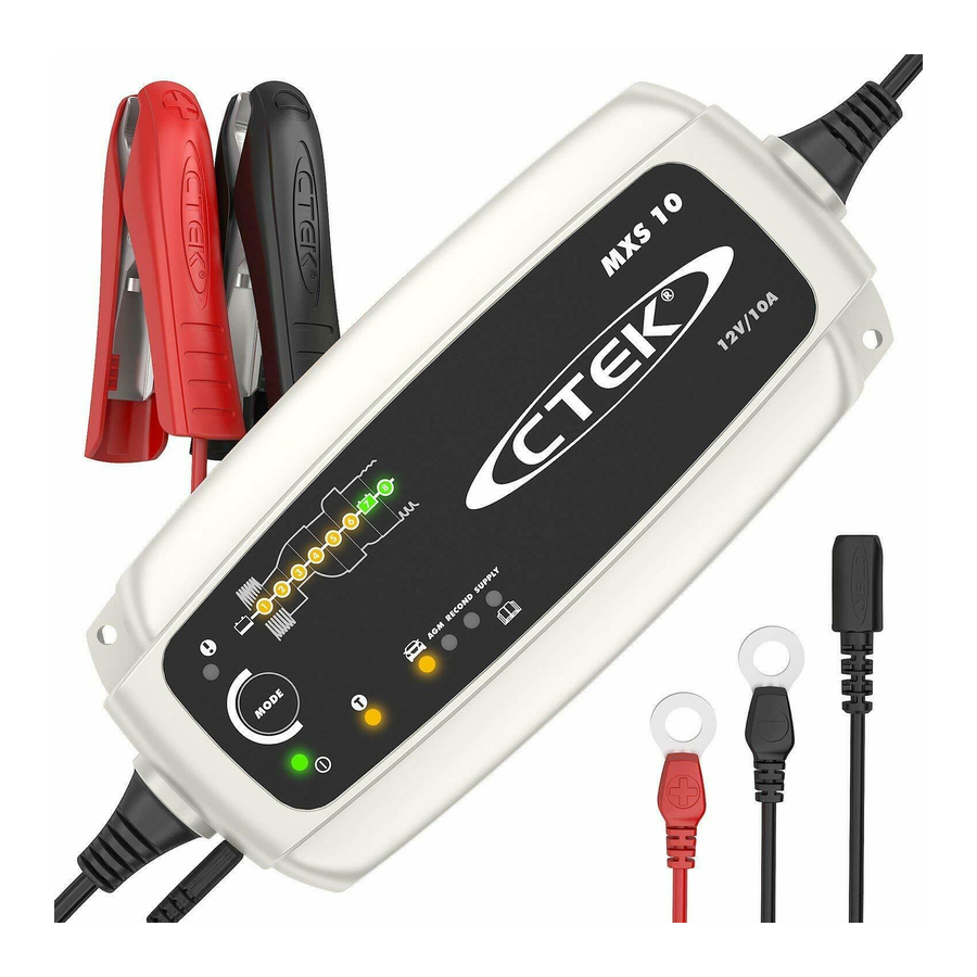 Ctek Mxs 10 Gebrauchsanweisung