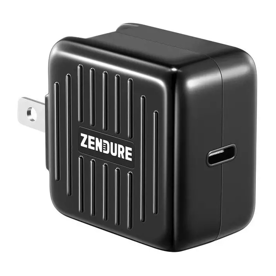 Zendure SuperPort 18W PD Wall Charger Manuals