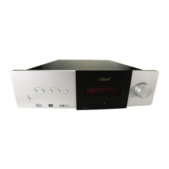 Classe Audio SSP-60 Owner's Manual