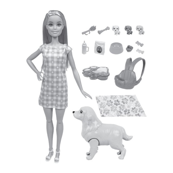 Mattel Barbie HCK74 Instructions