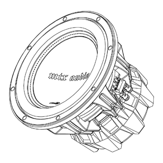 MTX Thunder TR7510-44 Connection Manual