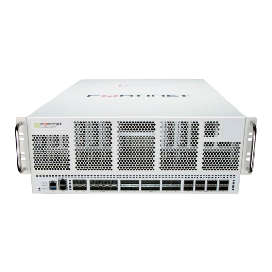 Fortinet FortiGate 4800F Series Quick Start Manual