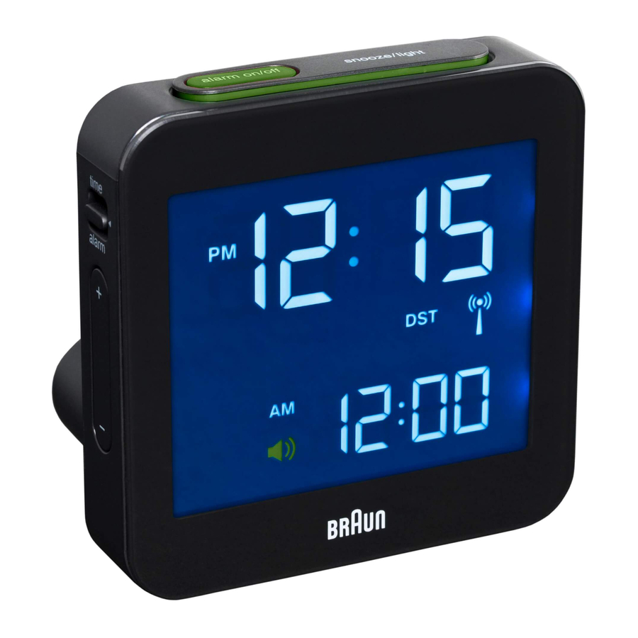 Braun BNC009-RC Global Radio Quick Start Guide