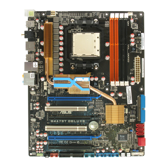 Asus M4A79T Deluxe - Motherboard - ATX User Manual