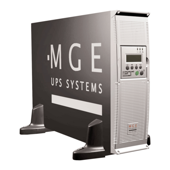 MGE UPS Systems 5000 RT Manuals