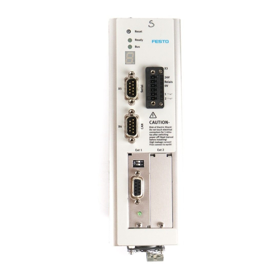 Festo CMMP-AS-C2-3A Mounting And Installation Manual