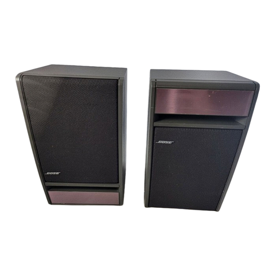 Bose 141 Owner's Manual