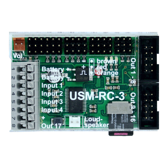 BEIER-Electronic USM-RC-3 Operating Manual