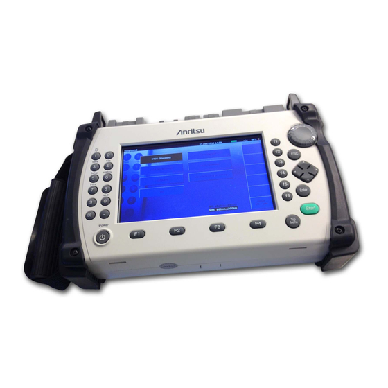 Anritsu MX900030A Operation Manual