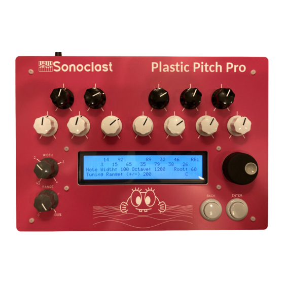 Sonoclast Plastic Pitch Pro User Manual