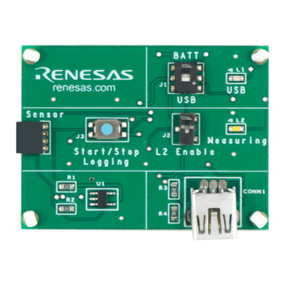 Renesas SDAH01 Manual