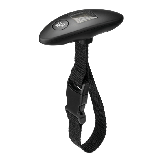 Goobay 71882 Digital Suitcase Scales Manuals