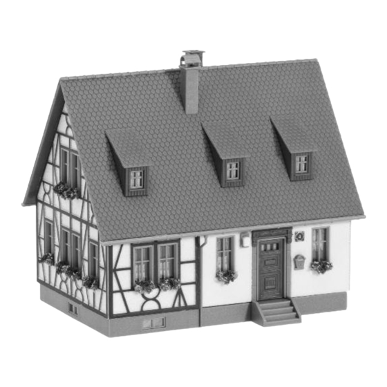 Faller HALF-TIMBERED HOUSE 131246 Assembly Instructions