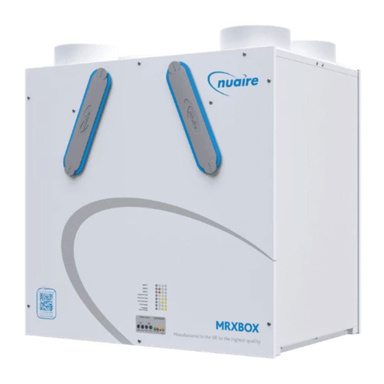 Nuaire Group MRXBOX95AB-WM2QA11665 Installation And Maintenance Manual
