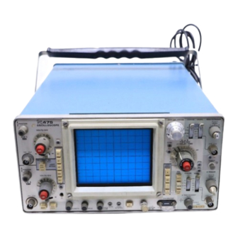 Tektronix 475 Instruction Manual