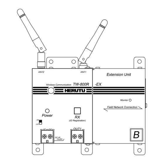 Herutu TW-800R-EXB Instruction Manual