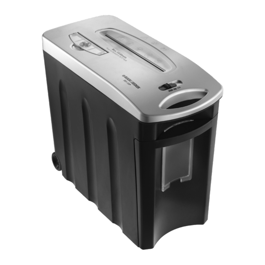 Black & Decker BD-10P Manual