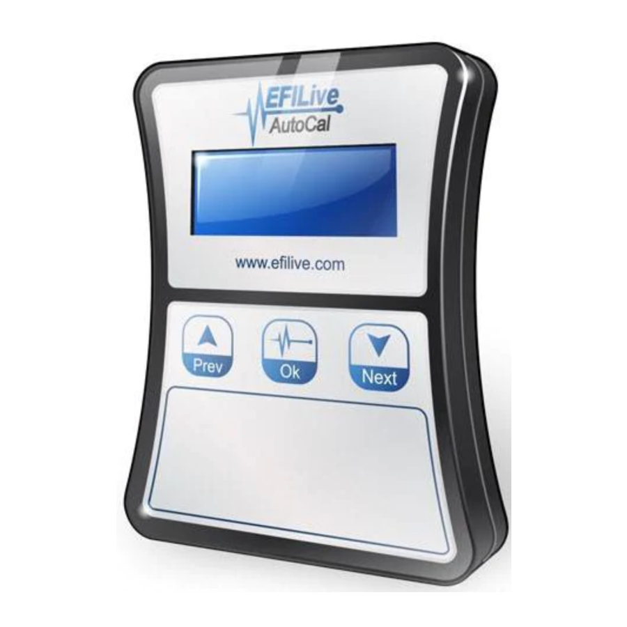 EFILive AutoCal Manual