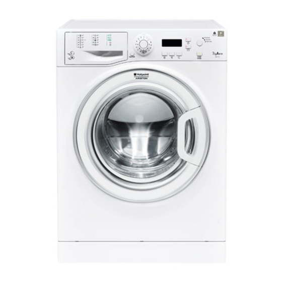 Hotpoint Ariston WMF 722 Instructions For Use Manual