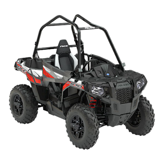 Polaris ACE 500 2017 Owner's Manual For Maintenance And Safety