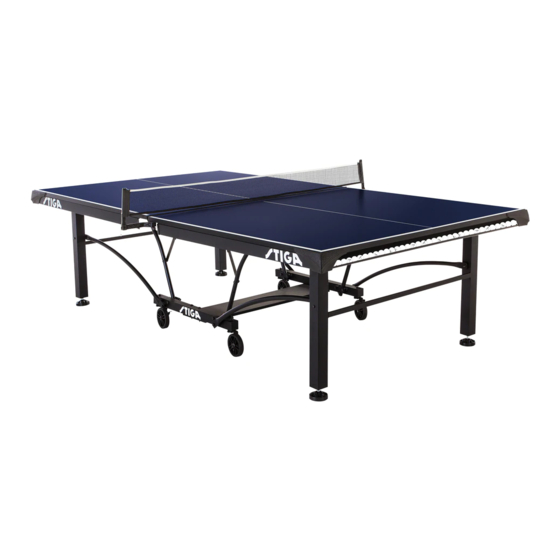 User Manuals: Stiga T8742 Ping Pong Table