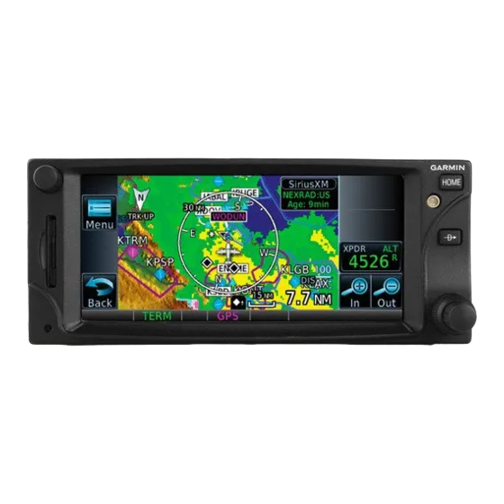 Garmin GTN-650 Quick Reference Manual