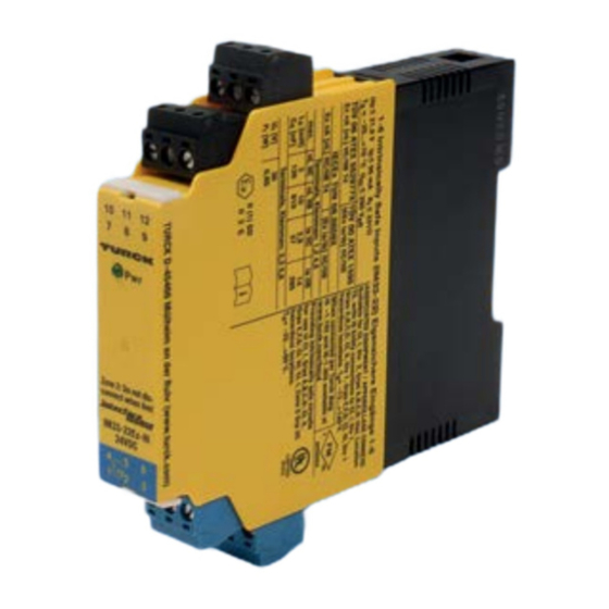 turck IM33-11-HI/24VDC Safety Manual