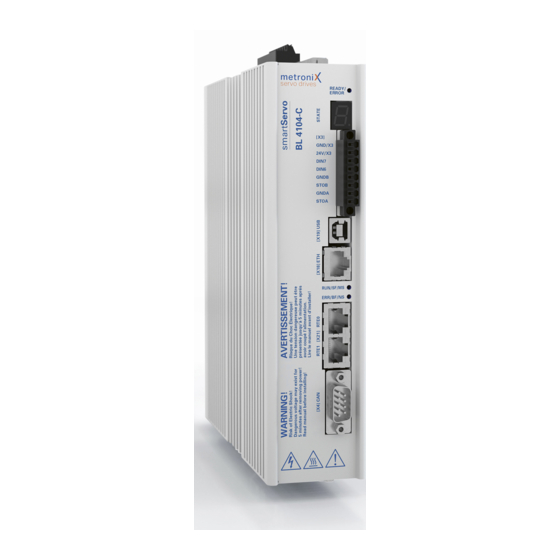 Metronix smartServo BL 4000-C Series Product Manual