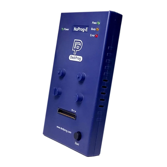 DediProg NuProg-E User Manual