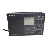 Sony ICF-SW7600GS Operating Instructions Manual