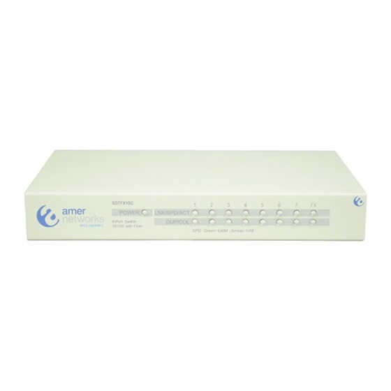 Amer SD7FX1SC Manuals