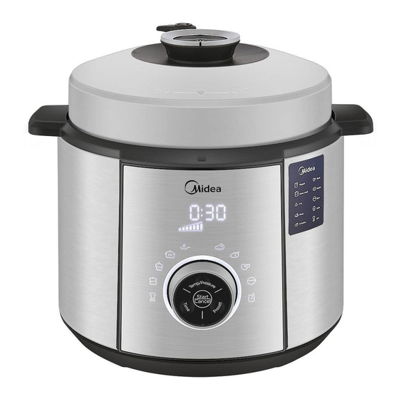 Midea MY-CS6022WPA 5.5L Pressure Cooker Manuals